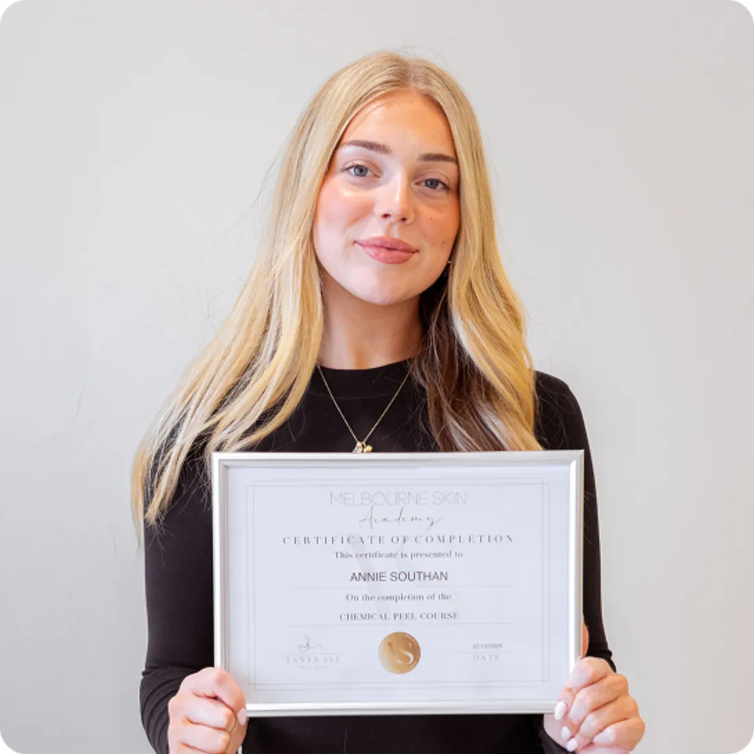 Annie Southan, Melbourne Skin Academy student